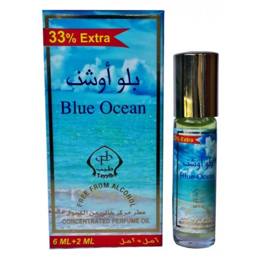 Al Rehab Blue Ocean Tayyib Attar For Men & Women 6ml